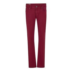 Criminal Damage Mens Skinny Jeans / Wine